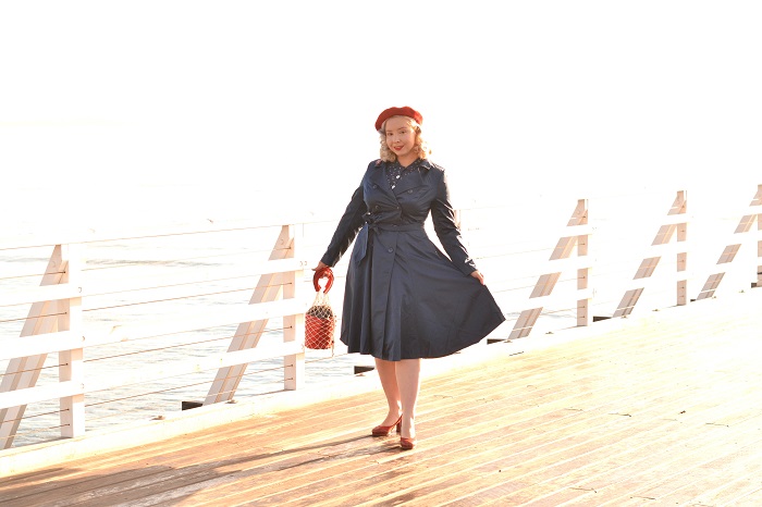 Collectif vintage korrina swing on sale trench